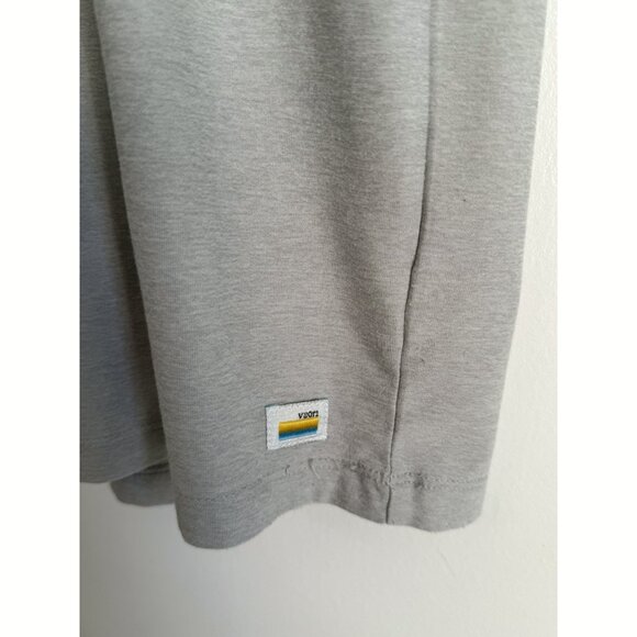 Vuori Polo Shirt Mens XL Soft Gray Heather Strato Tech Performance Golf Athletic - Picture 5 of 7